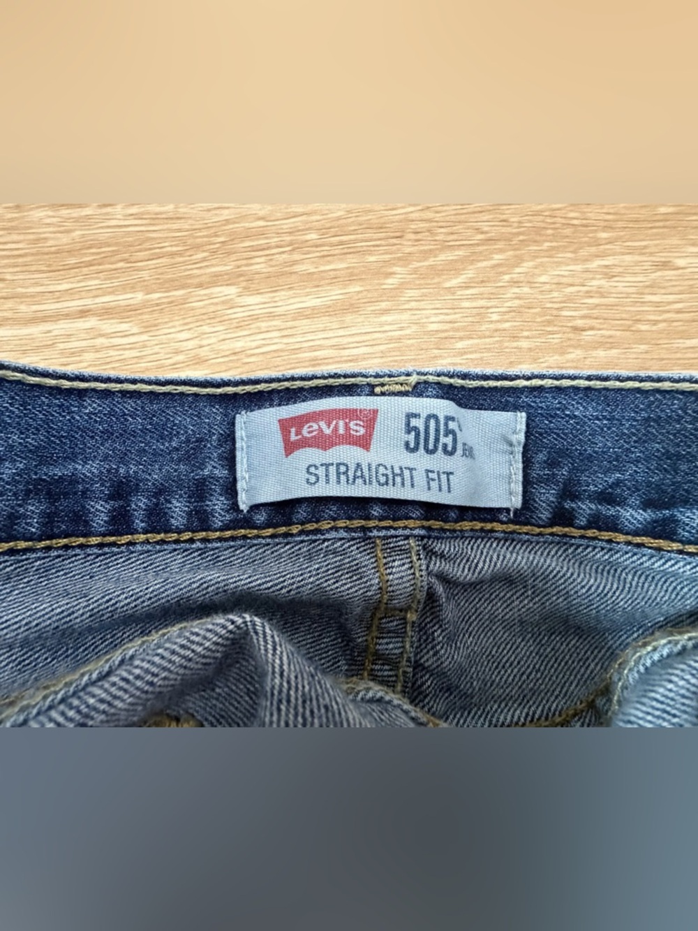 Vintage Levi’s 505 Jeans 90s Straight Leg Size 36x30 Classic Wash - Picture 4 of 6